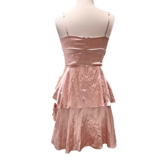 Betsey Johnson Y2K VINTAGE Blush Pink Silk Satin Dress NWT - Picture 11 of 11